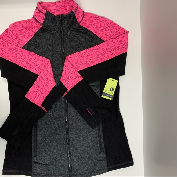 NWT Xersion Quick-dri Athletic Zip Front Jacket - Picture 1 of 16